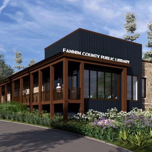 Fannin County Library by TSW's Architecture Studio, Atlanta Georgia