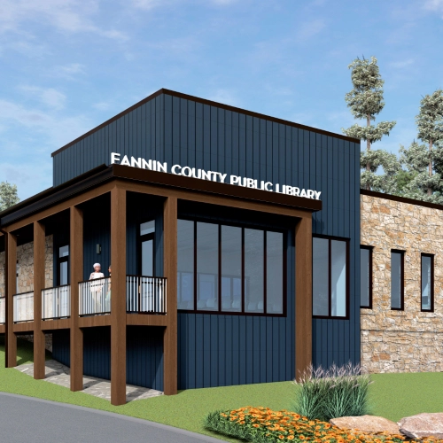 Fannin County Library by TSW's Architecture Studio, Atlanta Georgia