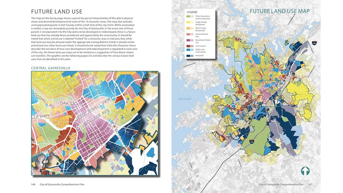Gainesville Comprehensive Plan by TSW Atlanta - Future Land Use Maps