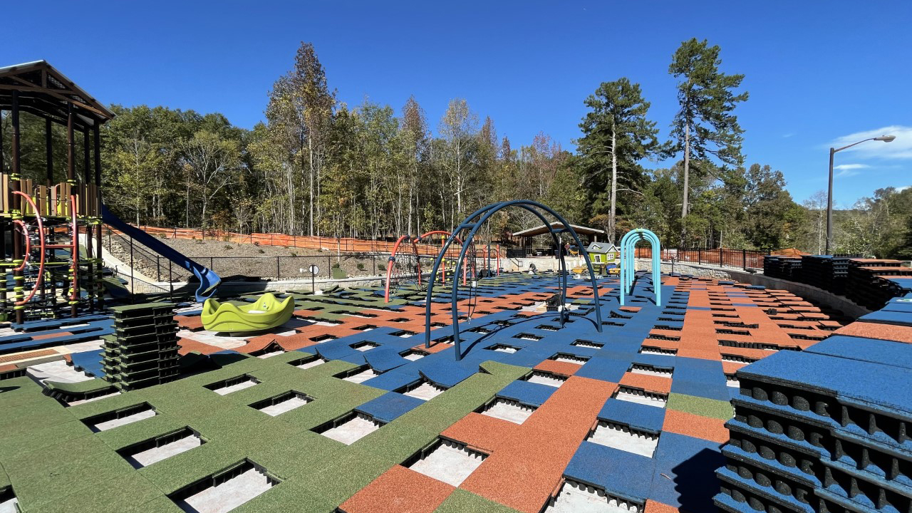 Wrapping up Construction at George Pierce Park