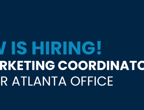 Open Position at TSW: MARKETING COORDINATOR in our Atlanta Office