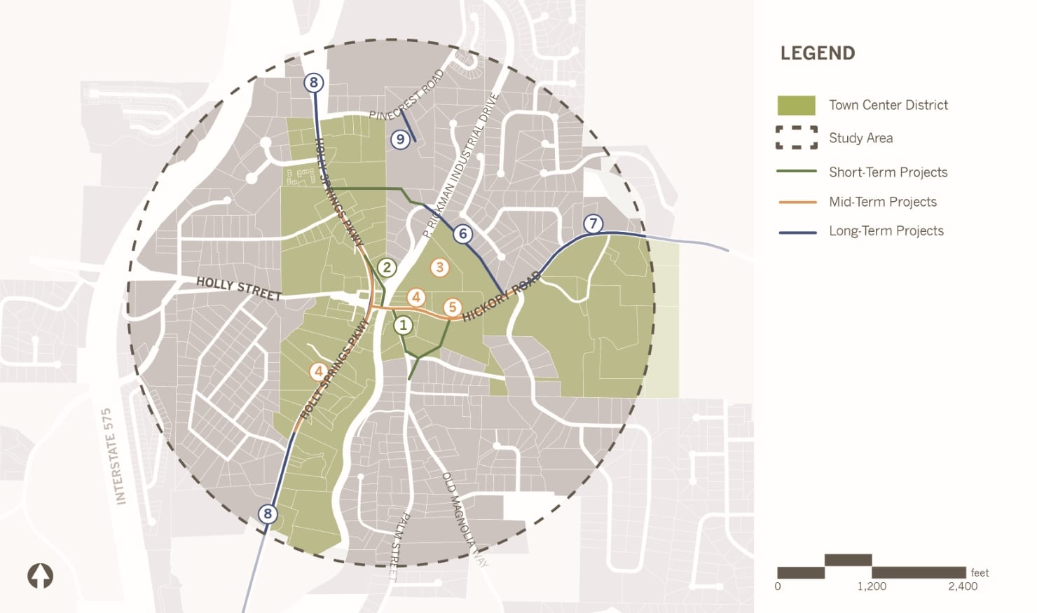 Envision Holly Springs // Holly Springs LCI - TSW Planning Architecture Landscape Architecture, Atlanta