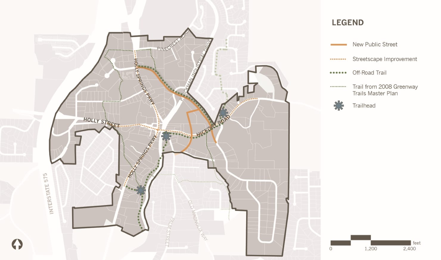 Envision Holly Springs // Holly Springs LCI - TSW Planning Architecture Landscape Architecture, Atlanta