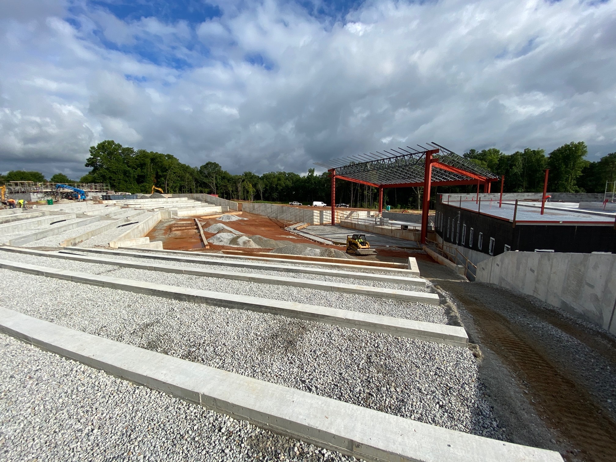 Stockbridge Amphitheater Update Construction Shot