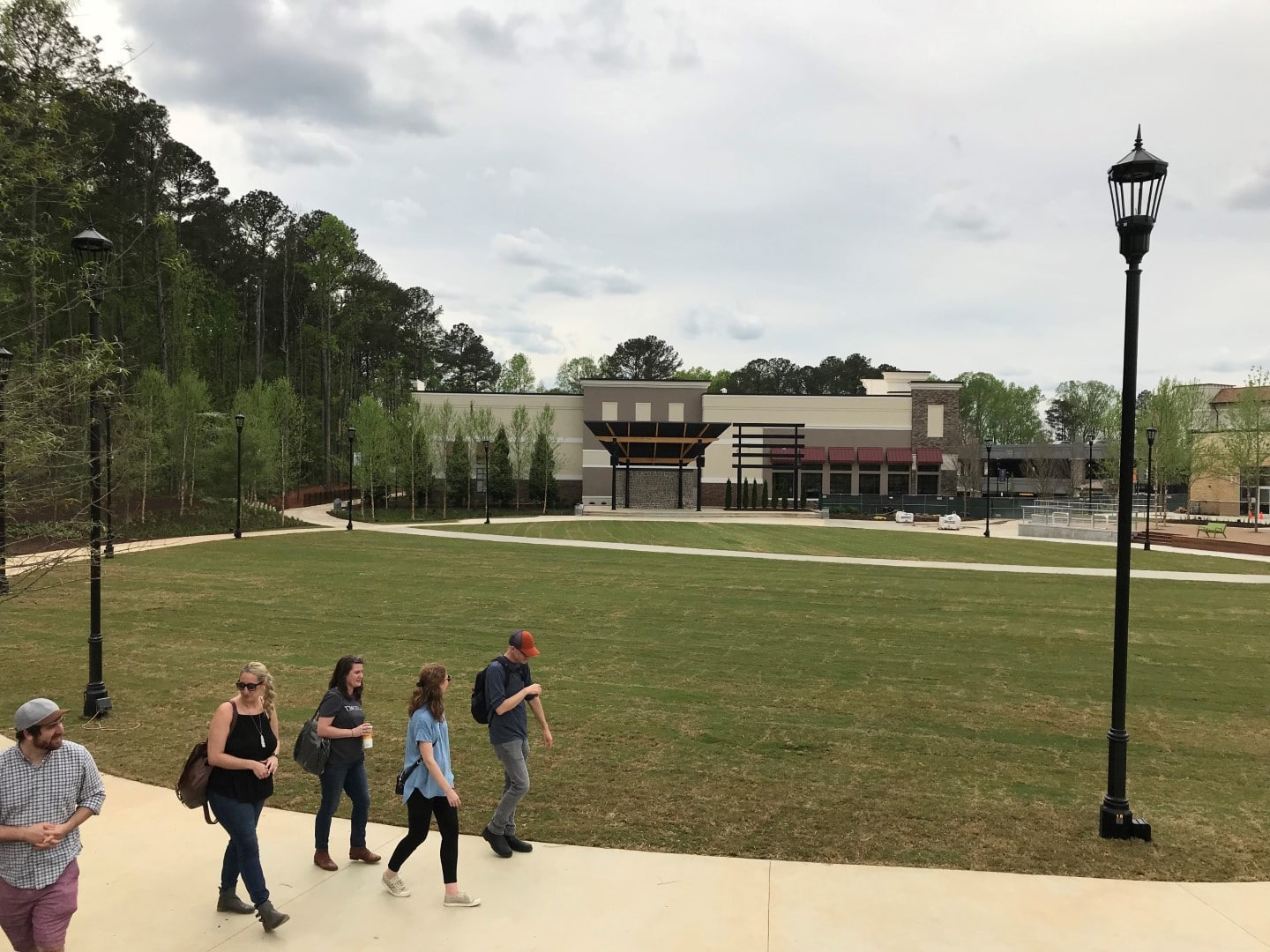 Peachtree Corners Town Green Construction Update- TSW Planning Architecture Landscape Architecture, Atlanta