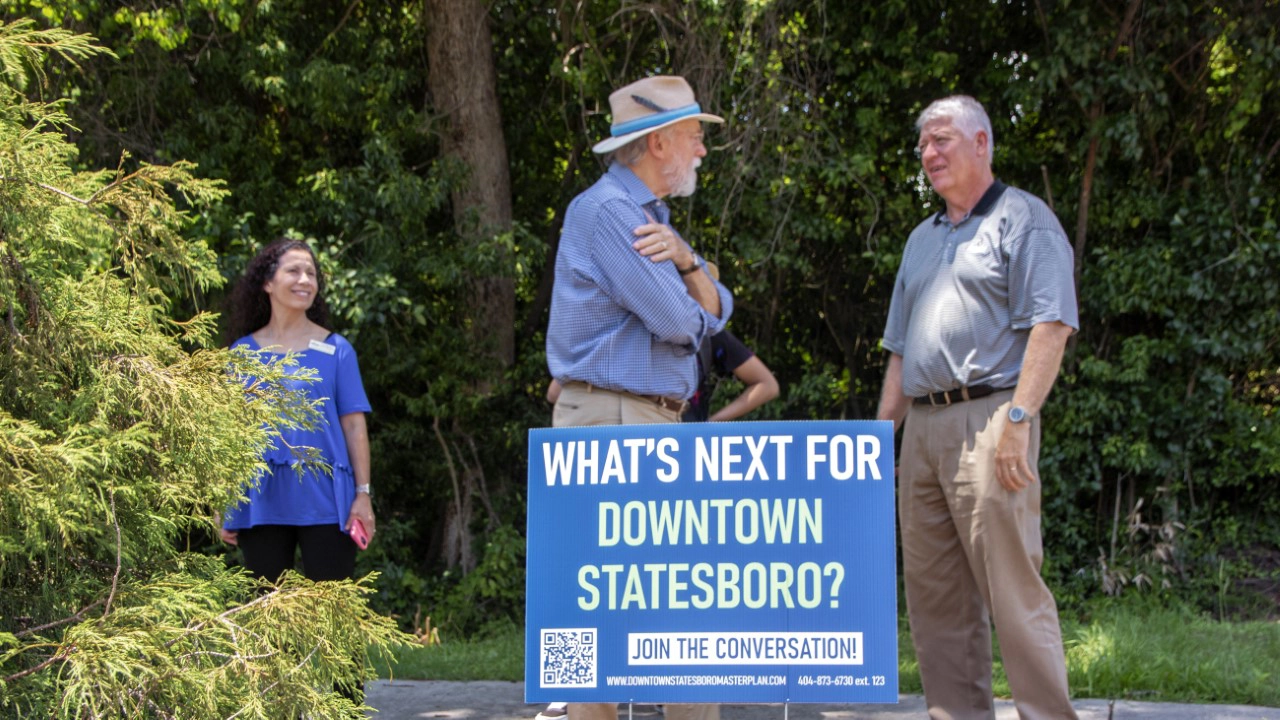 TSW Design, Town & Gown Planning, Downtown Statesboro Master Plan, engagement