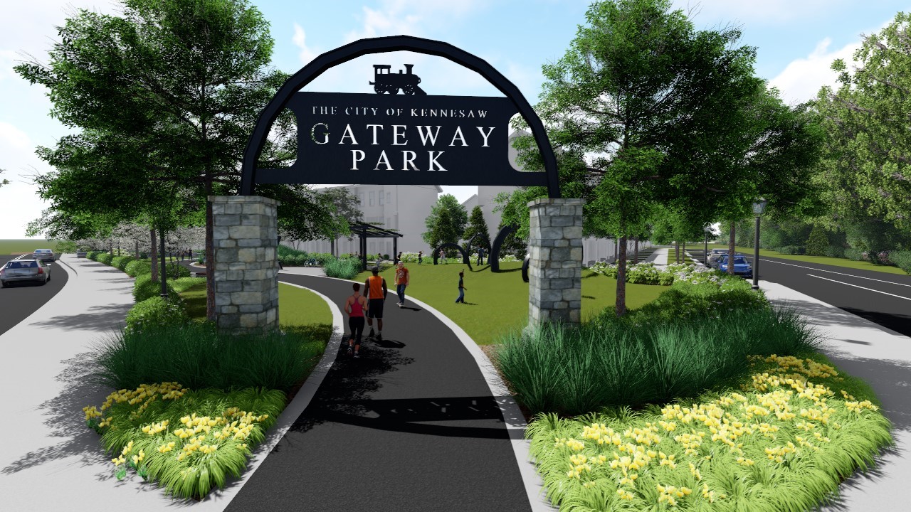 Kennesaw Gateway Park Sign