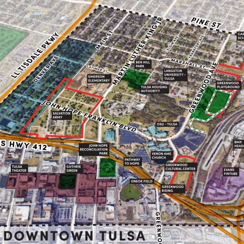 Kirkpatrick Heights Addition & Greenwood Site Master Plan, by TSW Tulsa