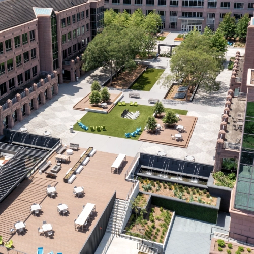 TSW, Atlanta, Landscape Architecture Studio Project, Office / Mixed-Use - Lenox Park Office Campus