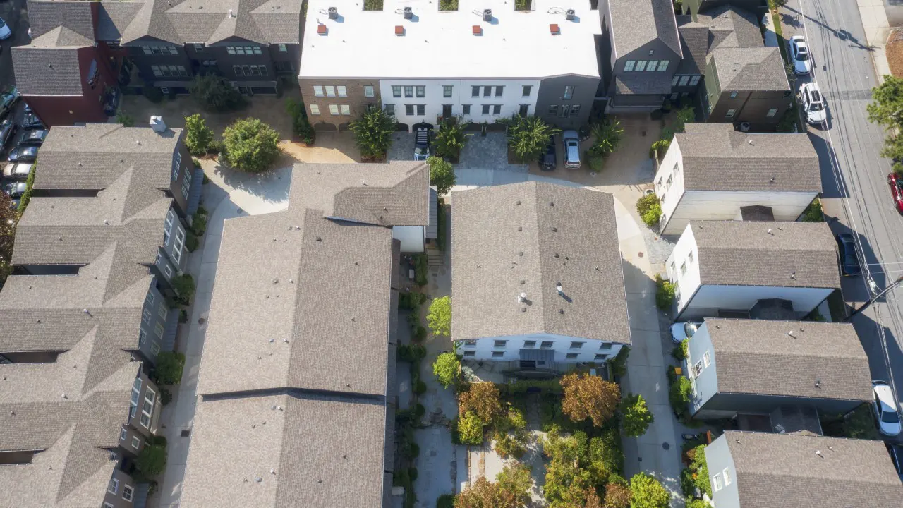 Partial View of the Manchester Street Development by the TSW Planning Studio. Urban, Alley Loaded Design.