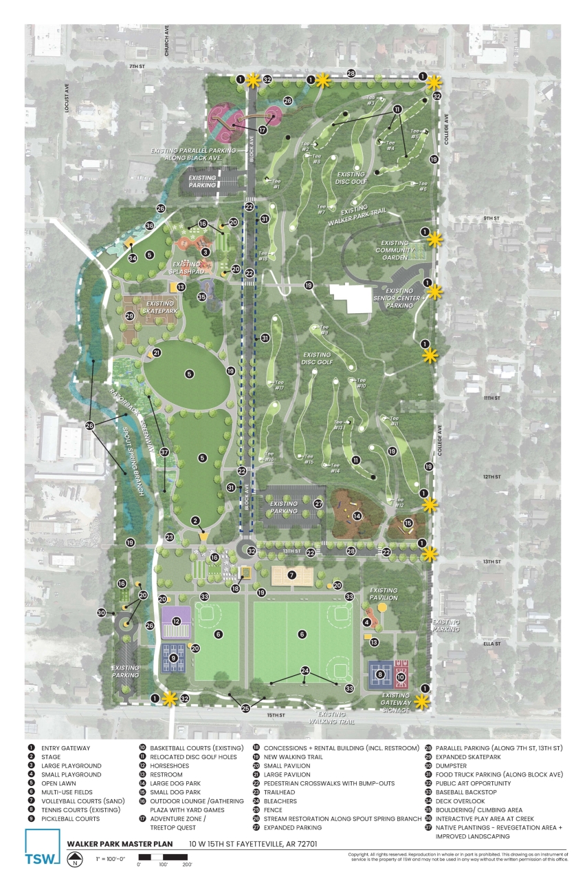 Walker Park Master Plan 2D Walker Park: Master Plan