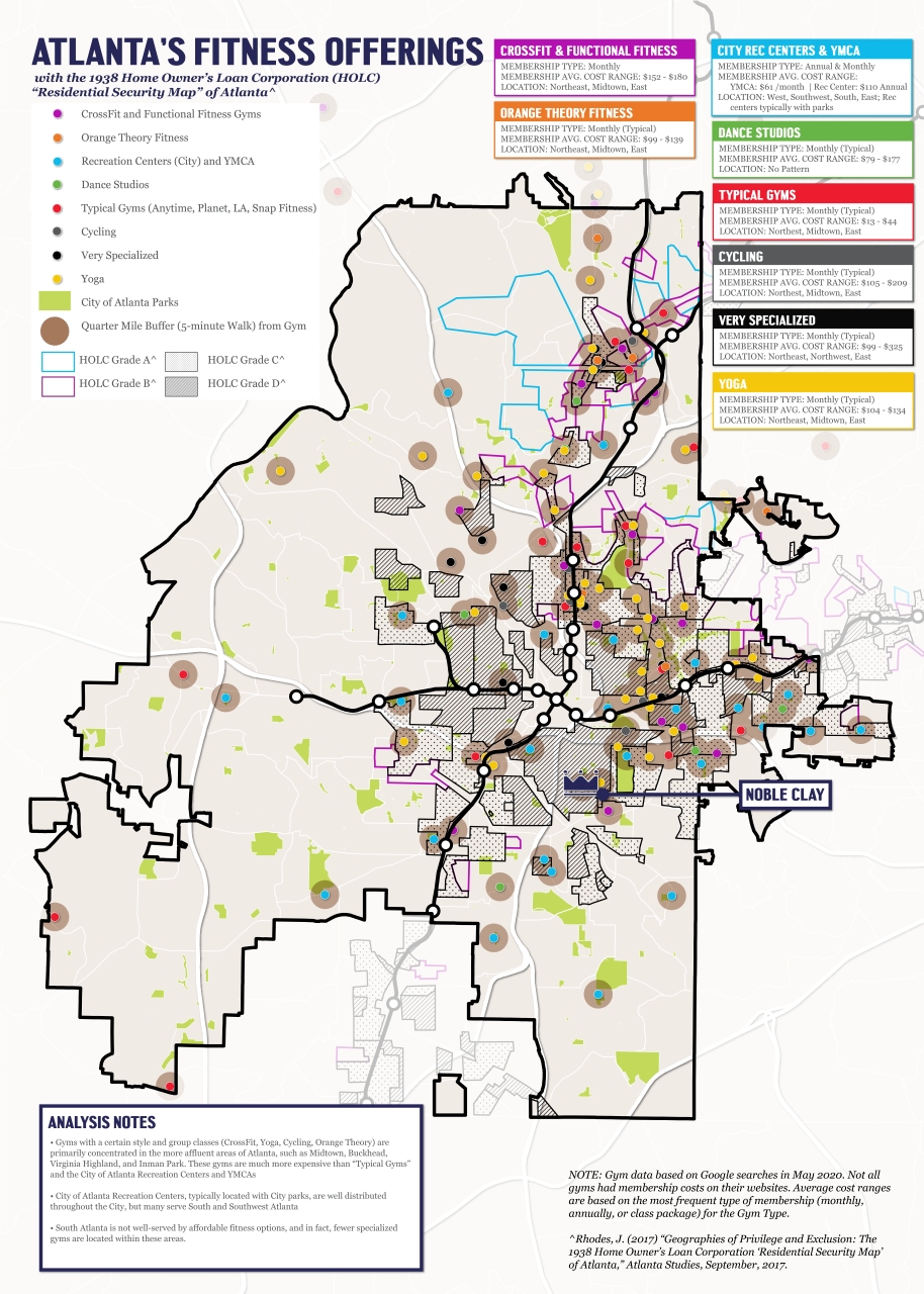 NCF_Map_Gyms_wRedlining-01 TSW R&D Lab - The Intersection of Fitness and City Planning