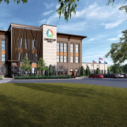 Gwinnett County Community Resource Center, by TSW's Architecture Studio, Atlanta, Georgia