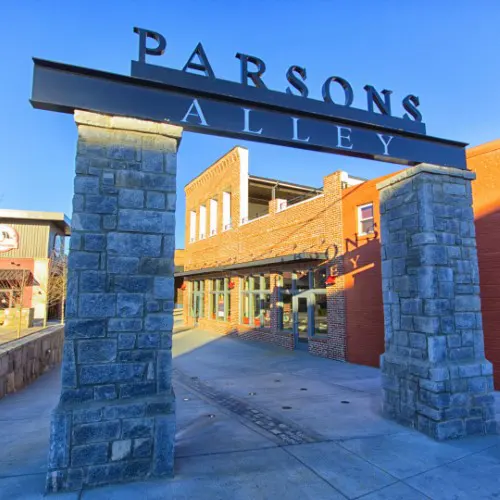 TSW, Atlanta, Environmental Graphics -Parsons Alley Signage Gateway
