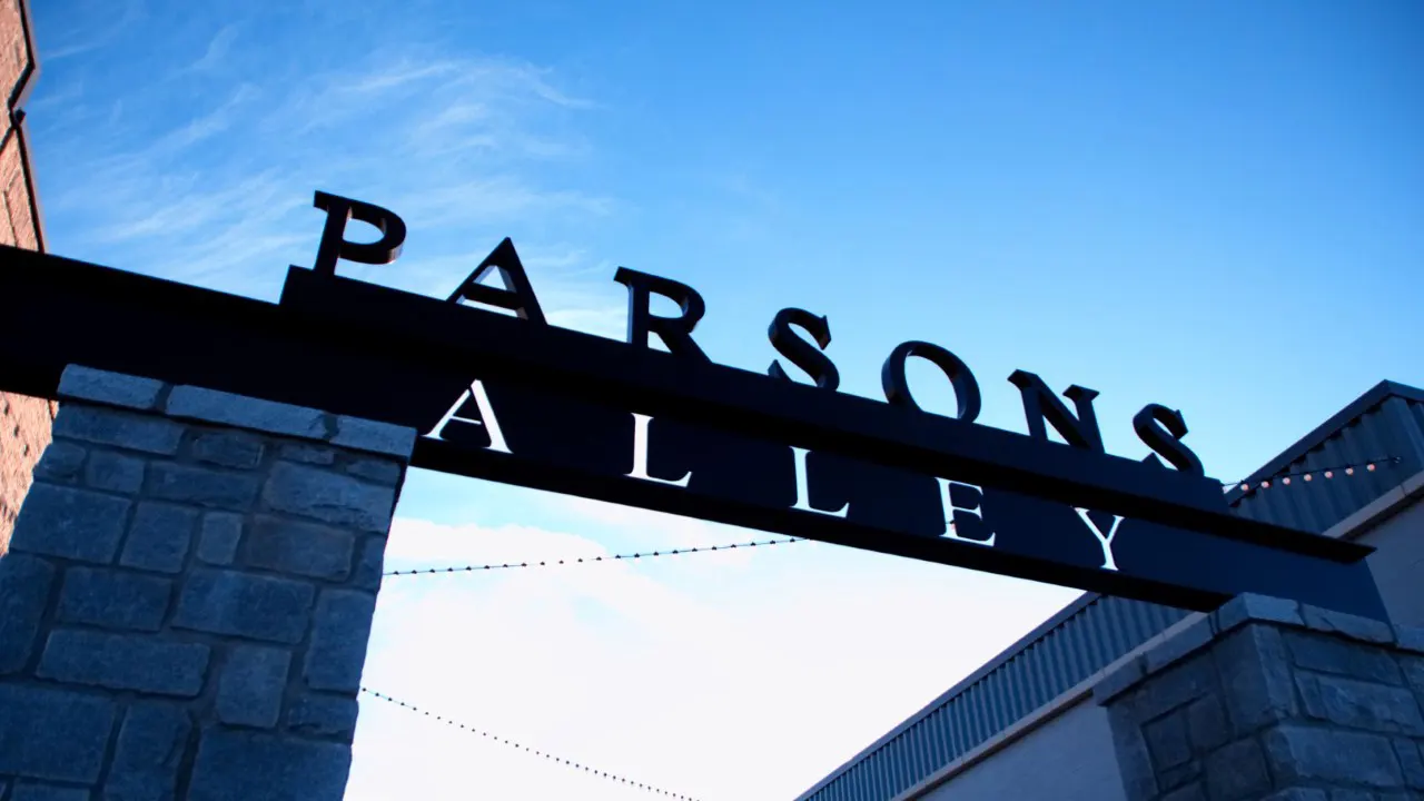 Parsons Alley Signage Gateway by TSW, Atlanta
