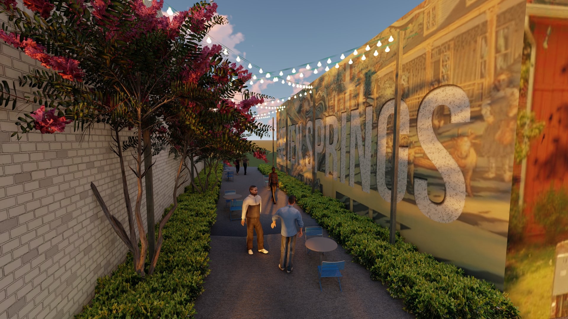 TSW City of Powder Springs Town Green & Gateway Sign