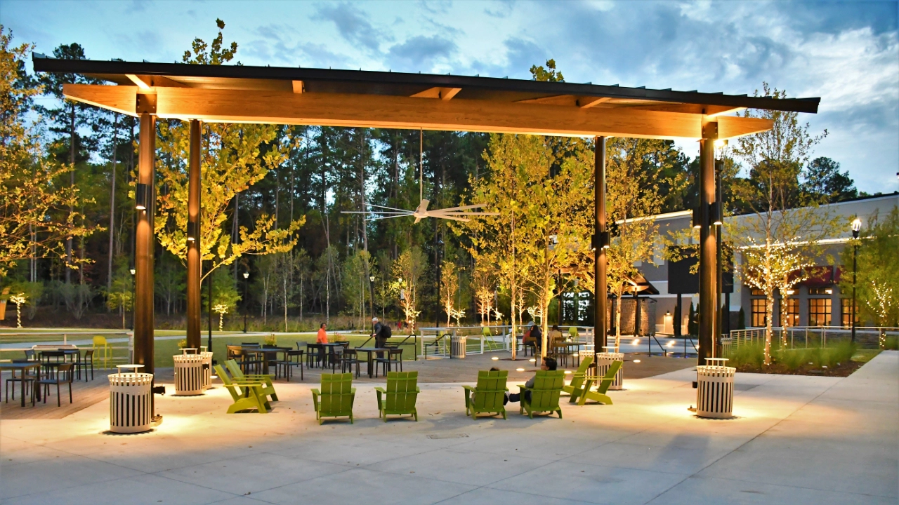 Peachtree Corners Town Center Park, by the Architecture and Landscape Architecture Studios at TSW