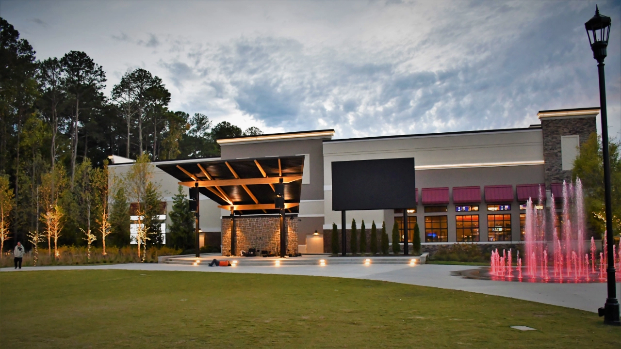 Peachtree Corners Town Center Park, by the Architecture and Landscape Architecture Studios at TSW
