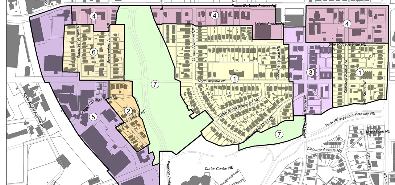 Poncey-Highland neighborhood - TSW Planning Architecture Landscape Architecture, Atlanta