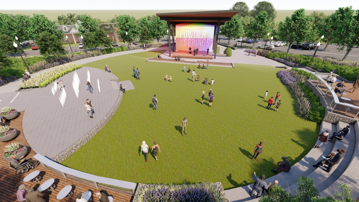 Powder Springs Amphitheater Building