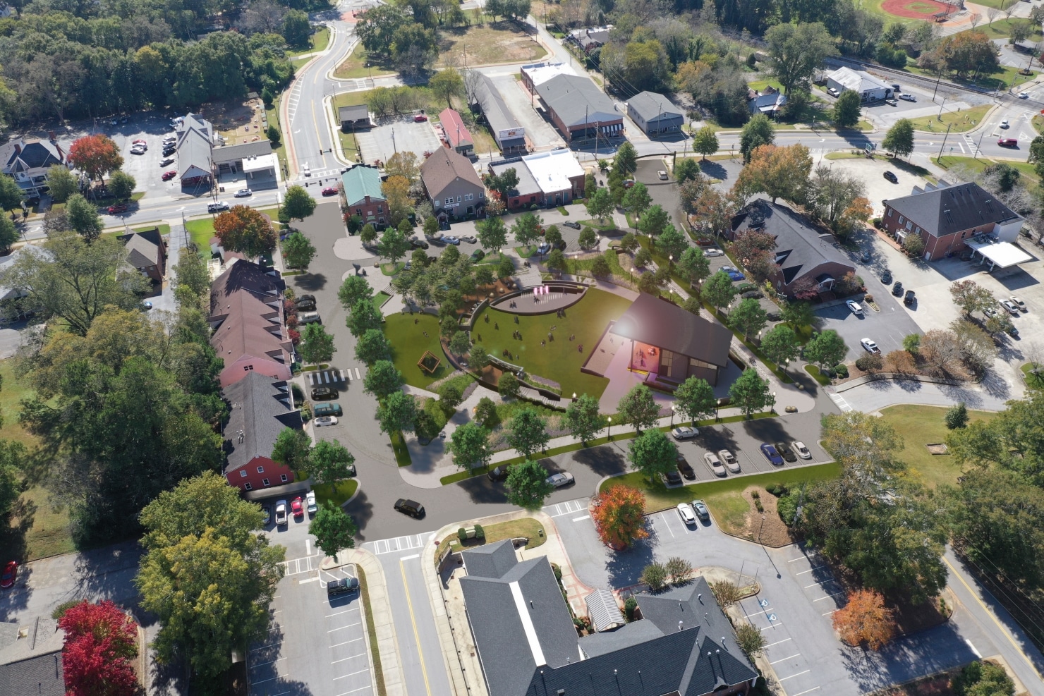 Powder Springs Amphitheater Building