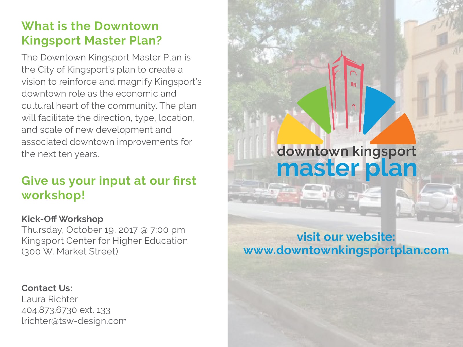 Downtown Kingsport Master Plan Kick-off- TSW Planning Architecture Landscape Architecture, Atlanta