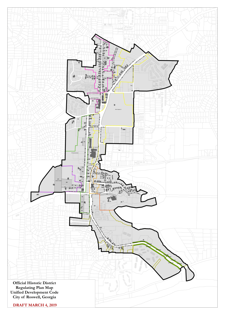 Roswell Historic District Master Plan