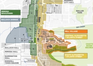 Roswell Historic District Master Plan - TSW Planning Architecture Landscape Architecture, Atlanta