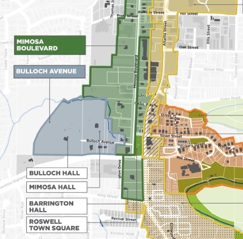 Roswell Historic District Master Plan - TSW Planning Architecture Landscape Architecture, Atlanta