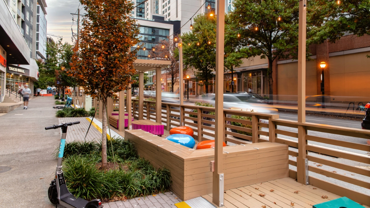 Spring Street and West Peachtree Parklet Design