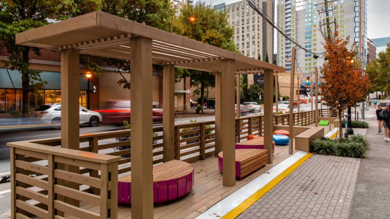 Spring Street and West Peachtree Parklet Design