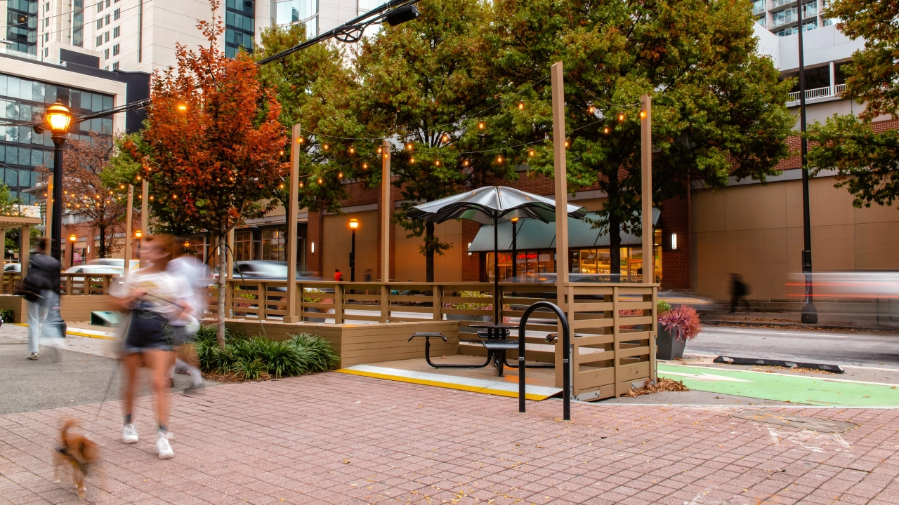 Spring Street and West Peachtree Parklet Design