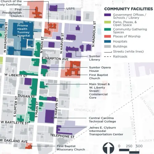 TSW Design, Downtown Master Planning - Sumter Downtown Master Plan