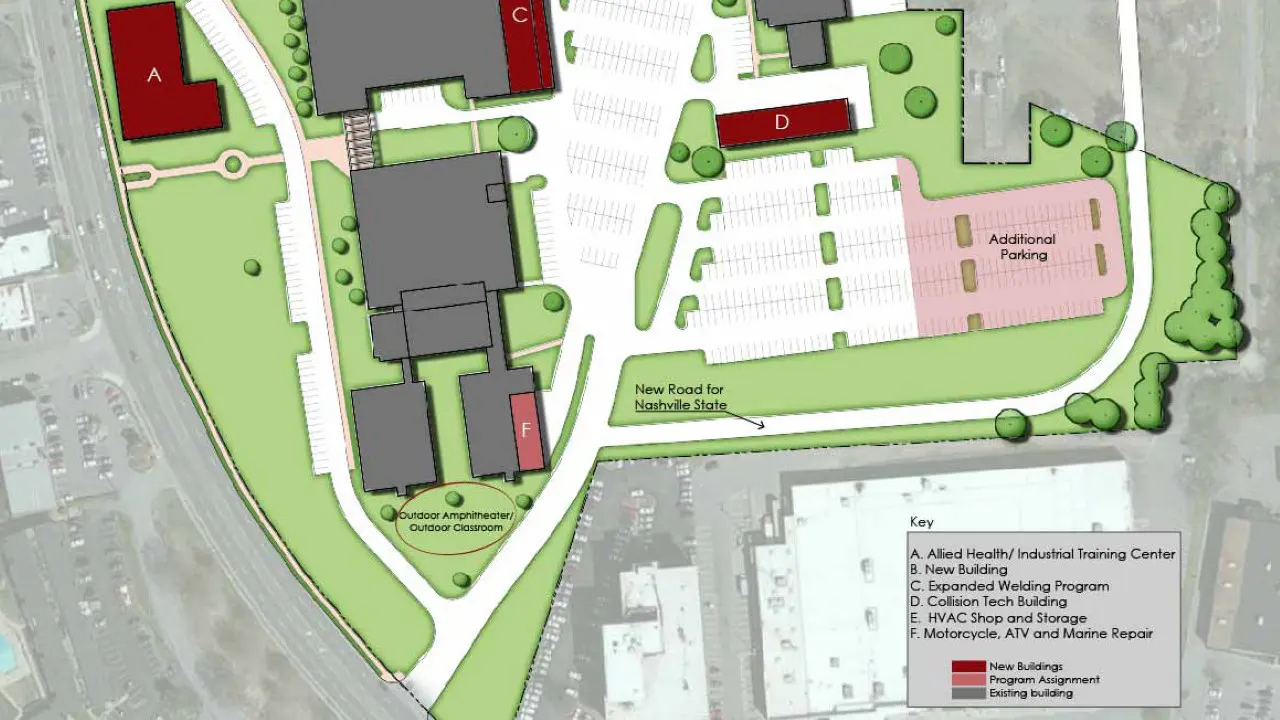 Tennessee Colleges of Applied Technology by TSW, Atlanta - Partial campus Master Plan