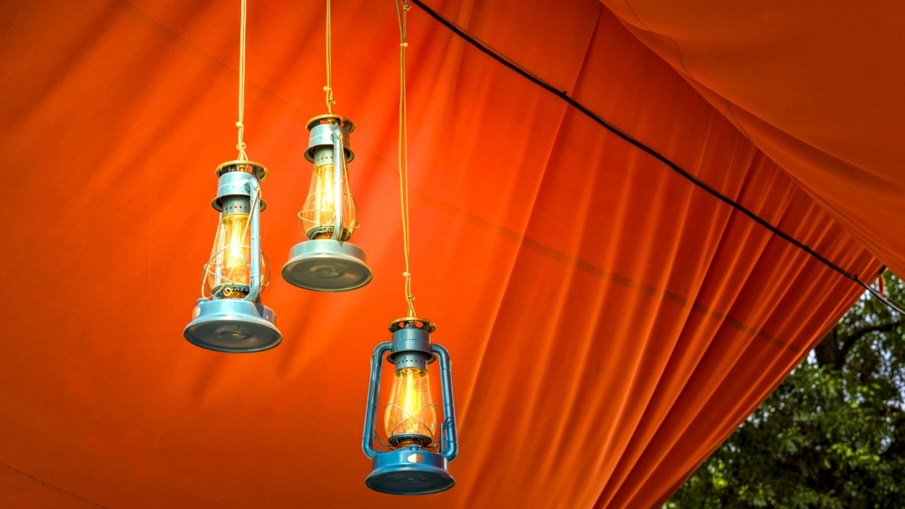 The Camp at the Works - Innovative Site Lighting 
