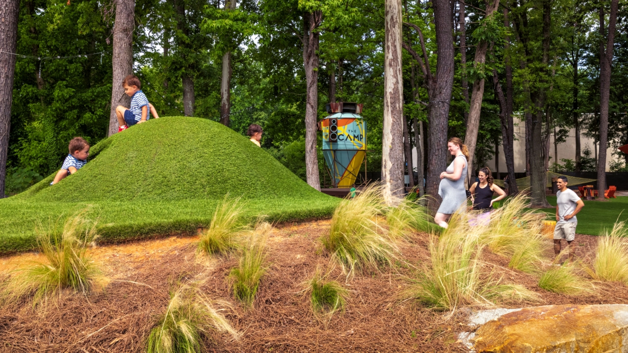 The Camp at the Works - Innovative play space for children 
