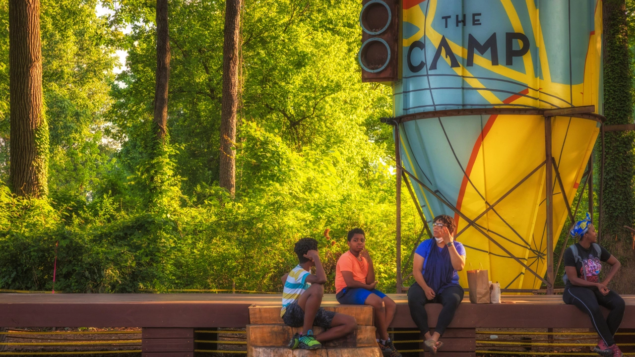 The Camp at the Works - Outdoor stage area
