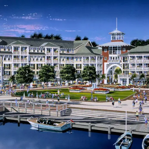 TSW, Atlanta, Landscape Architecture Studio Project - Leisure + Culture - Village at Baytowne Wharf