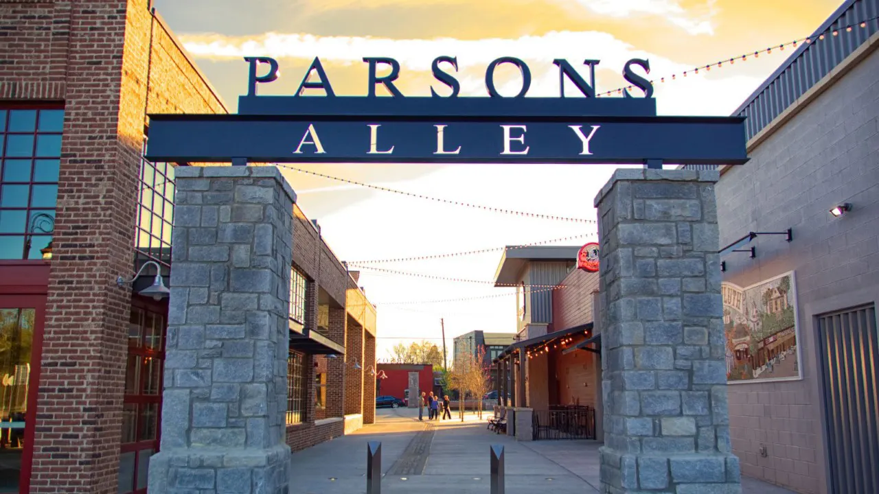Parsons Alley Signage Gateway by TSW, Atlanta