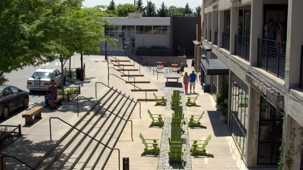 White Provision Streetscapes and Open Spaces Pedestrian Area by TSW, Landscape Studio, Atlanta