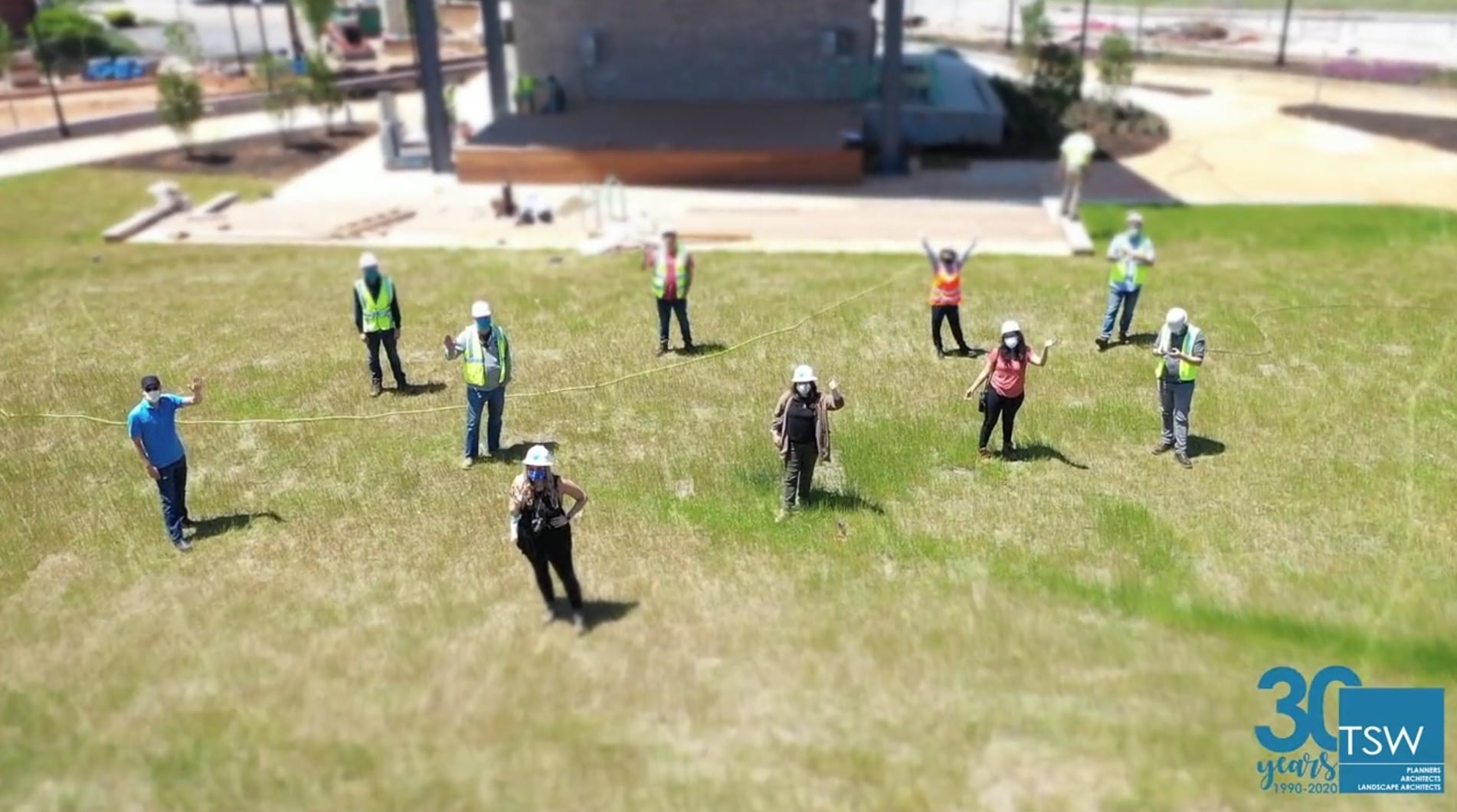 Powder Springs, GA Green Space Construction Progress: Drone View